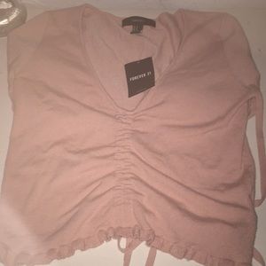 Pink crop top
